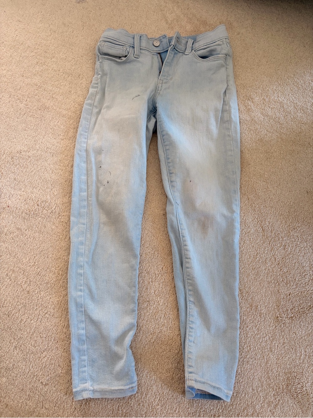 Old Navy Light Wash Girls Skinny Jeans